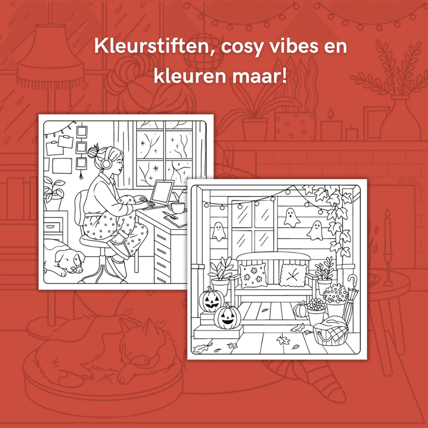 cosy colouring winter vibes