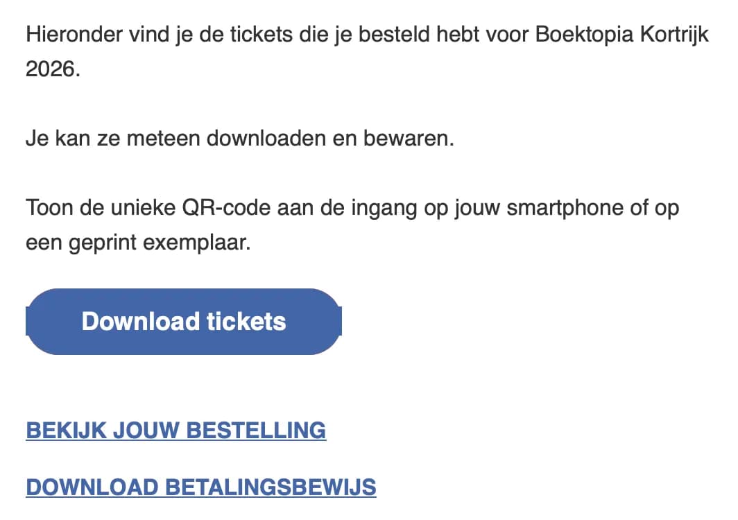 bevestigingsmail