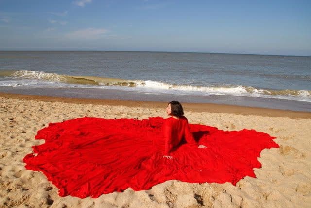 Twiggy aan zee
